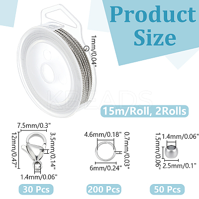 DIY Jewerly Making Findings Kits DIY-WR0004-61A-1