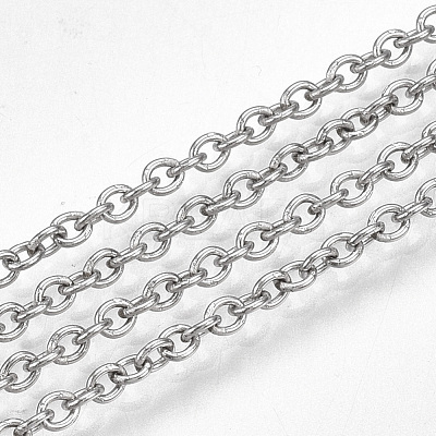 Tarnish Resistant 304 Stainless Steel Cable Chains CHS-S005-04-1