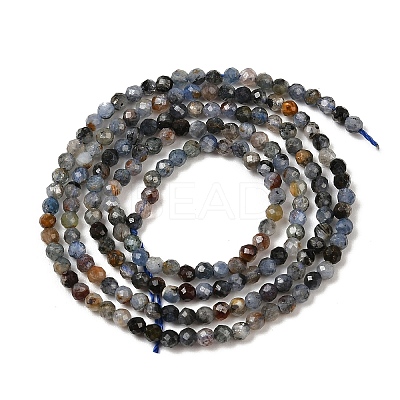 Natural Kyanite/Cyanite/Disthene Beads Strands G-D347-A02-2mm-1