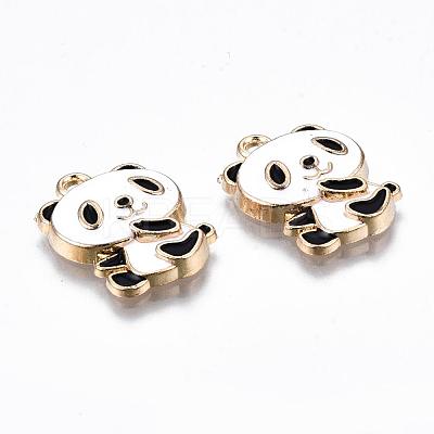 Eco-Friendly Alloy Enamel Pendants X-ENAM-Q437-011-NR-1