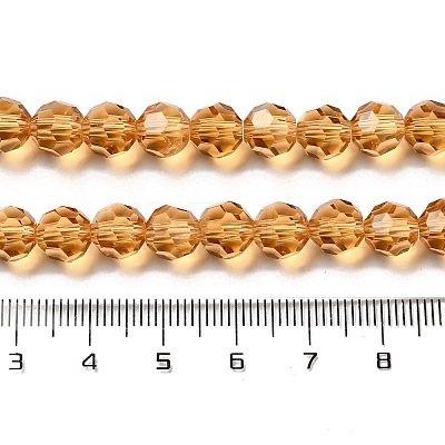 Transparent Glass Beads EGLA-A035-T8mm-D17-1