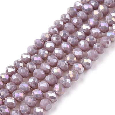 Electroplate Glass Beads Strands LS-EGLA-A044-P3mm-B13-1