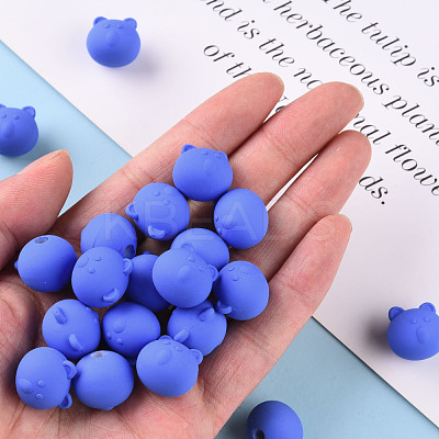 Acrylic Beads OACR-S039-06-86-1