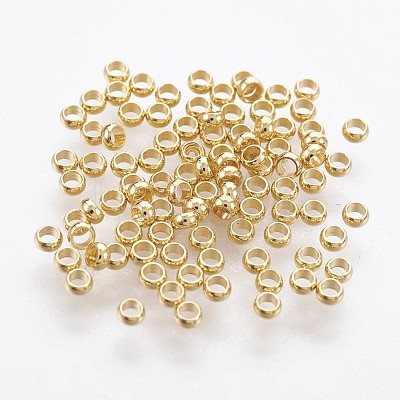 316 Surgical Stainless Steel Rondelle Crimp Beads LS-A-STAS-P221-25G-1