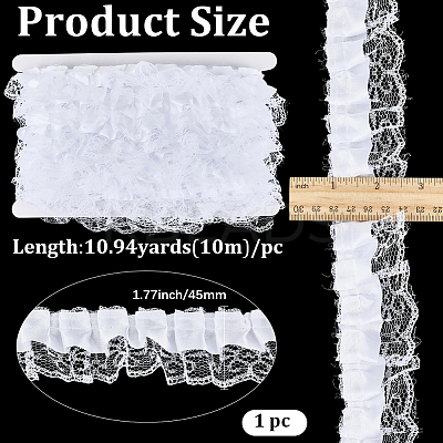 10M Polyester Fringe Lace Trim OCOR-GF0006-12B-1