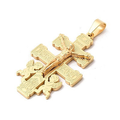304 Stainless Steel Pendants STAS-G378-04G-1
