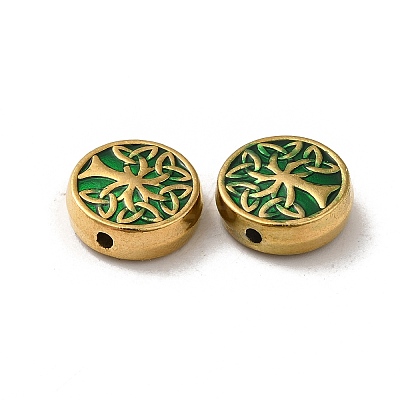304 Stainless Steel Enamel Beads STAS-I203-02A-G-1
