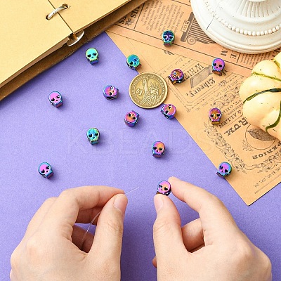 15Pcs Rack Plating Alloy European Beads FIND-YW0008-26-1