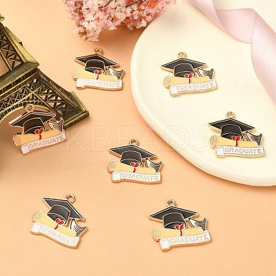 20Pcs Alloy Enamel Pendants ENAM-CJ0004-17-1