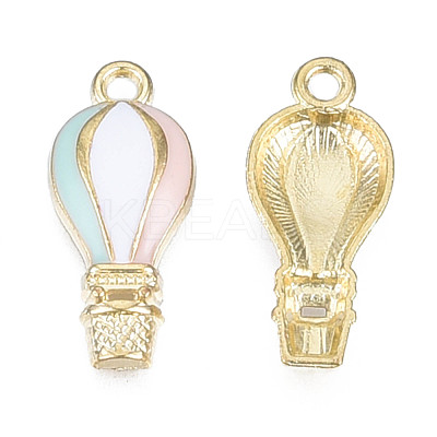 Alloy Enamel Pendants ENAM-N055-010B-NR-1