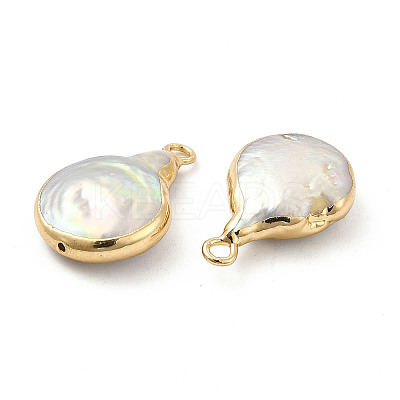 Baroque Natural Keshi Pearl Pendants LS-PEAR-P004-37KCG-1