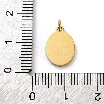 304 Stainless Steel Charms STAS-E550-31G-1