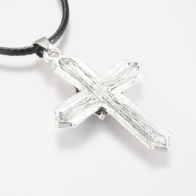 Alloy Pendant Necklaces NJEW-P197-02-1