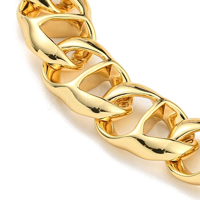 Ion Plating(IP) 304 Stainless Steel Twisted Chain Bracelets for Women BJEW-A017-02G-1