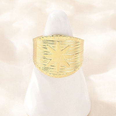 304 Stainless Steel Cuff Rings RJEW-D332-012B-G-1