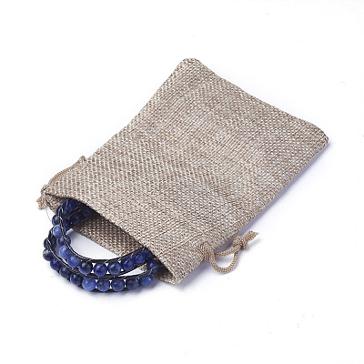 Natural Sodalite Round Bead Wrap Bracelets BJEW-JB04248-1