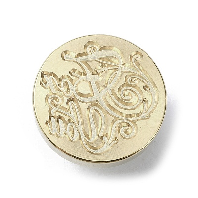 For You Wax Seal Brass Stamp Heads AJEW-M038-01I-G-1