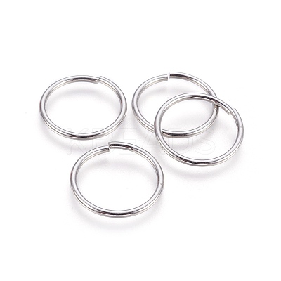 Tarnish Resistant 304 Stainless Steel Saw Cut Open Jump Rings STAS-P212-25P-01-1