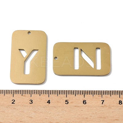 26Pcs 304 Stainless Steel Pendants STAS-G372-01G-1