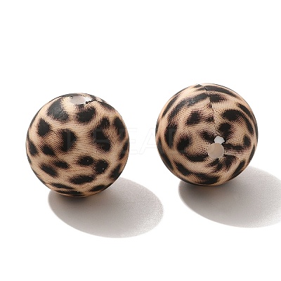Silicone Beads Loose Silicone Beads Kit Leopard Print Silicone Beads for Keychain Making Bracelet Necklace FIND-SZC0014-170-1