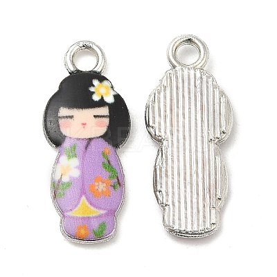 Alloy Enamel Pendants FIND-C037-17P-1