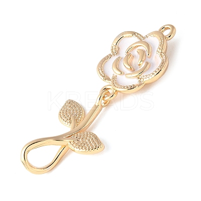 Brass Enamel Pendants KK-A253-01G-02-1