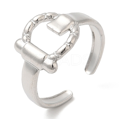 Non-Tarnish 304 Stainless Steel Open Cuff Rings LS-RJEW-H213-03P-1
