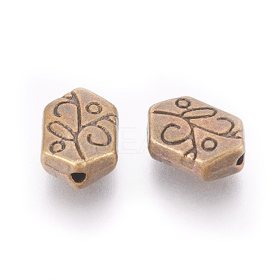 Tibetan Style Alloy Beads X-MLF0104Y-NF-1