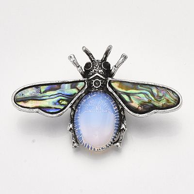 Opalite Brooches/Pendants G-S353-08N-1