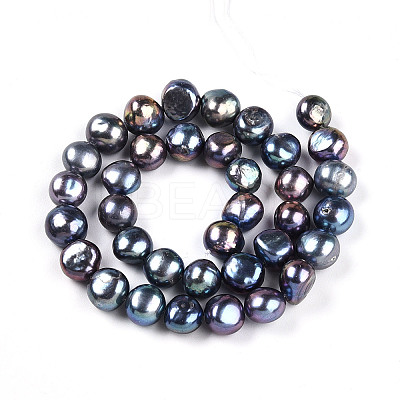 Natural Cultured Freshwater Pearl Beads Strands PEAR-N014-10E-01-1