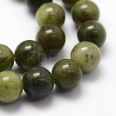 Natural Chinese Jade Beads Strands X-G-F363-8mm-1