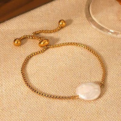 Fashion Stainless Steel Boston Link Chains Slider Bracelets EE0272-1