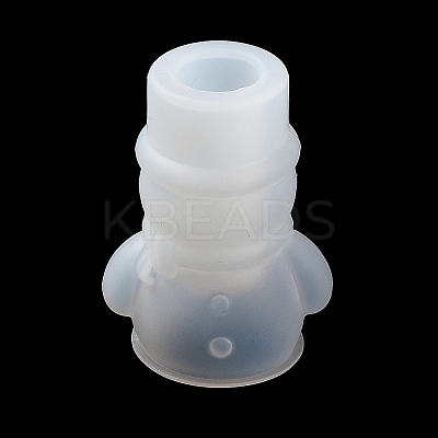 3D Christmas  DIY Candle Holder Silicone Statue Molds DIY-F144-04C-1