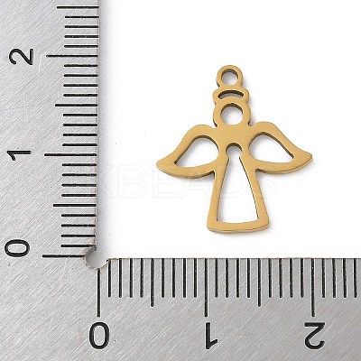 201 Stainless Steel Pendants STAS-S157-01F-G-1