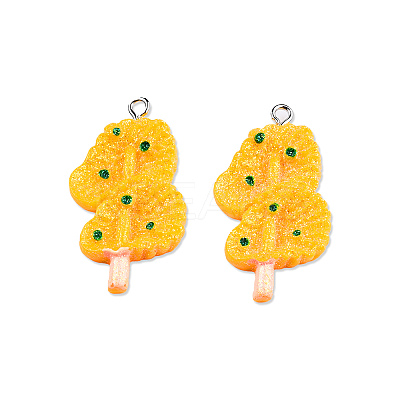 Opaque Resin Pendants CRES-N021-161-1