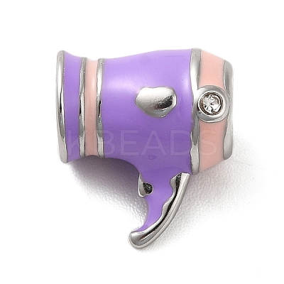304 Stainless Steel Enamel European Beads STAS-G308-37P-1