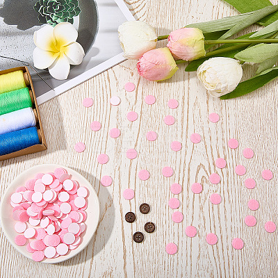 150Pcs Self-adhesive Felt Round Sheet DIY-CP0013-91C-1