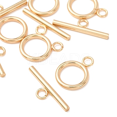 304 Stainless Steel Ring Toggle Clasps STAS-Q179-01G-1