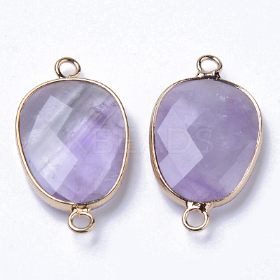Natural & Synthetic Gemstone Links Connectors G-R472-01-1
