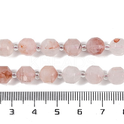 Natural Ferruginous Quartz Beads Strands G-O201B-130F-1