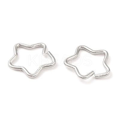 Brass Open Linking Rings KK-F855-09P-1