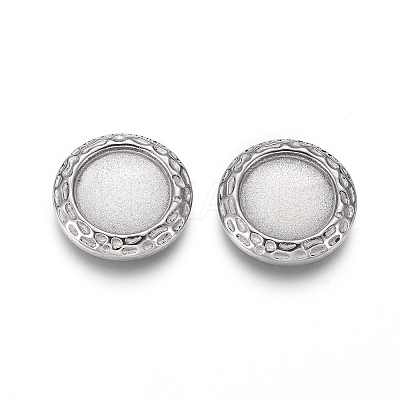 Tarnish Resistant 304 Stainless Steel Cabochons Settings LS-STAS-G214-06P-1