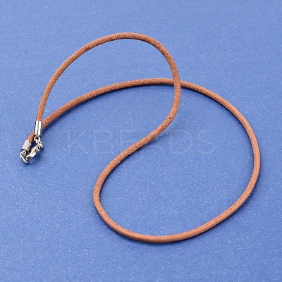Leather Cord Necklace Making X-NJEW-JN01560-1
