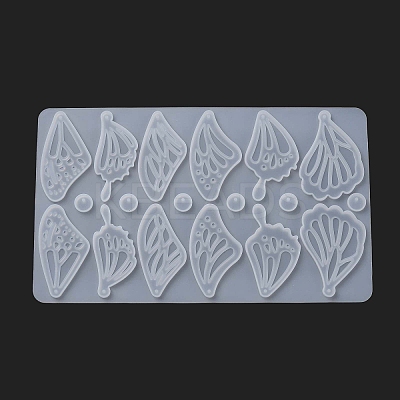 DIY Butterfly Wing & Round Pendant Silicone Molds LS-SIMO-B004-01-1