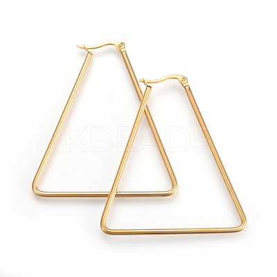 201 Stainless Steel Hoop Earrings EJEW-A052-02A-1