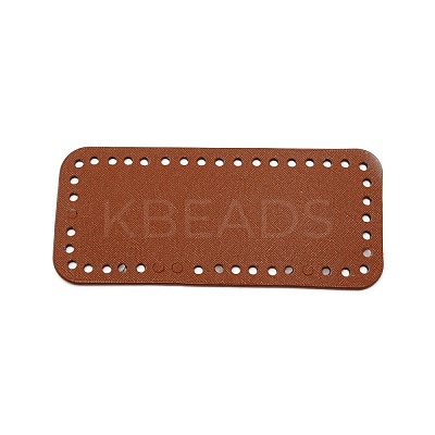 PU Leather Rectangle Bag Bottom PURS-WH0001-15C-1