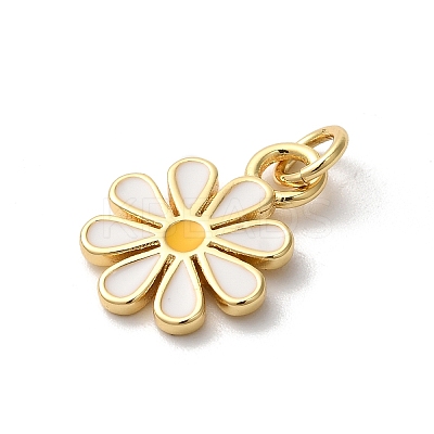 Rack Plating Brass Enamel Pendants X-KK-Z056-47G-03-1