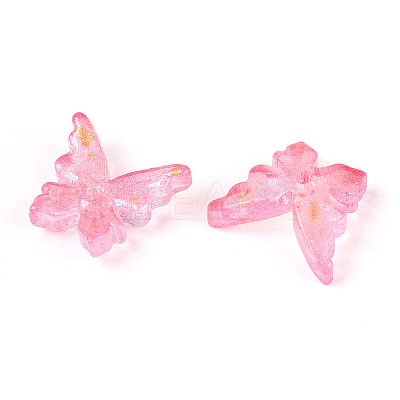 Baking Paint Glass Beads DGLA-T004-04C-1