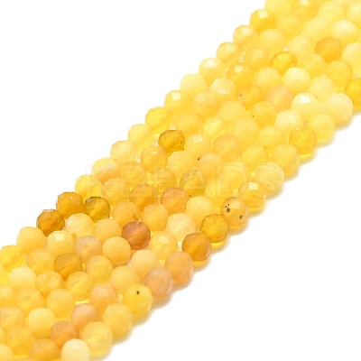 Natural Yellow Opal Beads Strands G-P457-A03-18-1