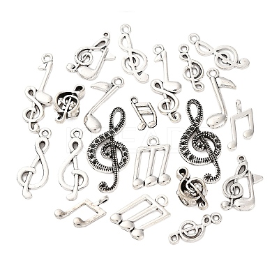 20Pcs 10 Styles Tibetan Style Alloy Pendants Set FIND-C069-02AS-1